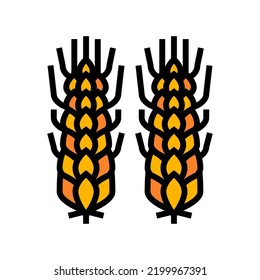 wheat beer drink color icon vector. wheat beer drink sign. isolated symbol illustration