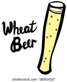 Wheat Beer in Tall Glass