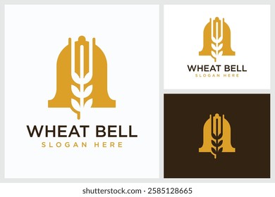 Wheat Bel Design Inspiration. Wheat Bel Symbol Vector Logo Design Template, Wheat Bel Logo Design Vector Illustration
