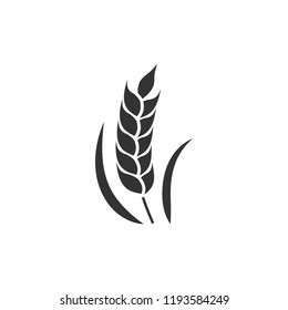 Wheat black icon