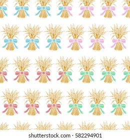 Wheat bouquet  background