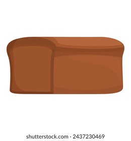 Wheat bread icon cartoon vector. Wheat cake. Machine industry product