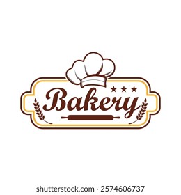 Wheat bread logo template. Badges for bakery, home made bakery, restaurant or cafe, cake shop, business.