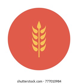 wheat circle flat 