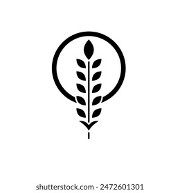 wheat concept line icon. Simple element illustration. wheat concept outline symbol design.