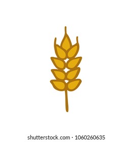 wheat doodle icon