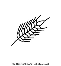 Wheat Ear Handmade vector illustration, sketch. wheat vector sketch illustration