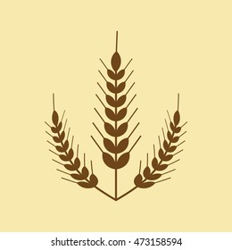 Wheat Ear Icon.