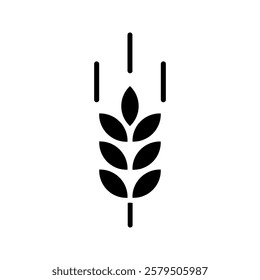 Wheat ear icon color editable