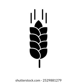 Wheat ear icon vector, filled flat trendy style illustration for web and app..eps