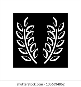 Wheat Ear Spica Icon Vector Art Illustration