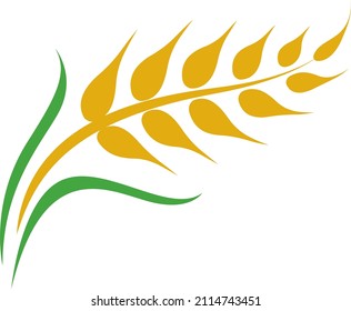 wheat ears and bakery products