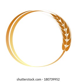 Wheat Ears Icon Stock Vector (Royalty Free) 180739952 | Shutterstock