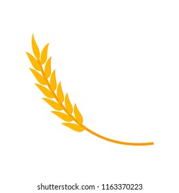 Wheat ears logo. Vector illustration on white background