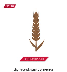 wheat ears vector icon symbol