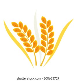 Wheat ears. Vector illustration