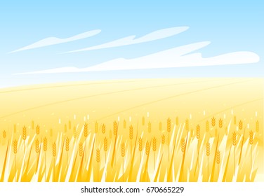 Wheat Field Landscape