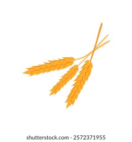 Wheat Flat Icon, Vector illustration