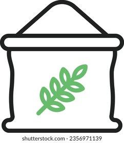 Icono de harina de trigo. Adecuado para aplicaciones móviles.