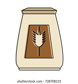 wheat flour pastry related icon image 