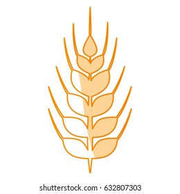 Wheat food symbol