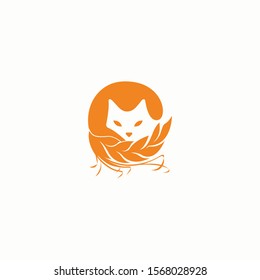 wheat and fox restaurant logo design inspirations