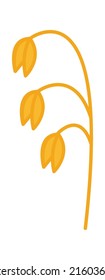 Icono de germen de trigo. Ilustración del vector