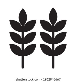 wheat Glyph Style vector icon which can easily modify or edit