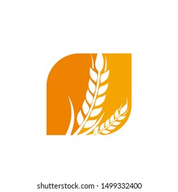 Wheat Grain Agriculture Logo Design