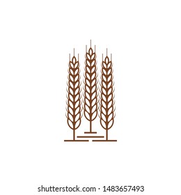 Wheat Grain Agriculture Logo Vector Stock