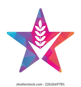 Wheat Grain Check Logo. Grain Wheat Logo Concept sign icon symbol Design.
