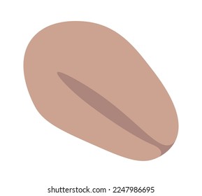 Wheat grain flat icon Cereal grain Agriculture. Vector illustration