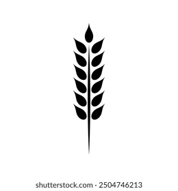 wheat or grain icon vector design template