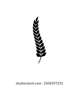 wheat or grain icon vector design template