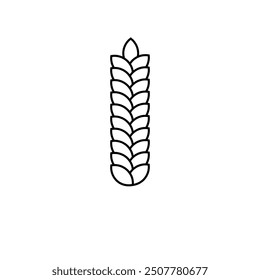 wheat or grain icon vector design template