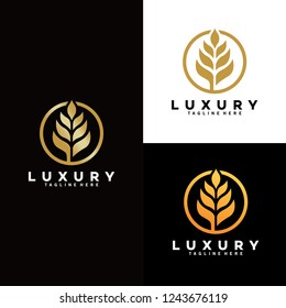 wheat grain logo