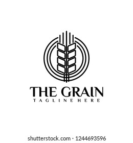 Wheat Grain Logo Design