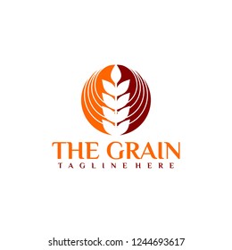 Wheat Grain Logo Design