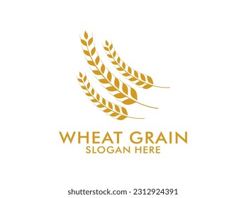 Wheat Grain Logo vector template