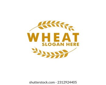 Wheat Grain Logo vector template