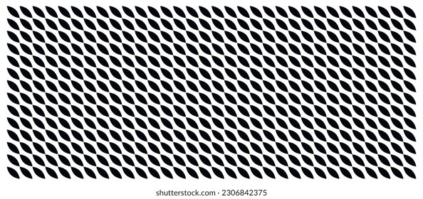 The wheat grain. Vector illustration geometric black-and-white pattern rectangle. Seamless vector pattern. Abstract geometric background. Linear grid structure from rectangles