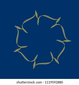 wheat hand drawn  vector