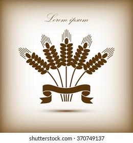 wheat, icon,