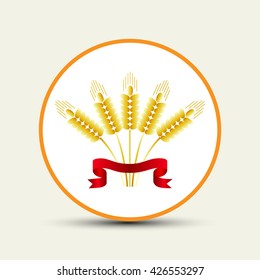 wheat, icon,