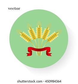 wheat, icon,
