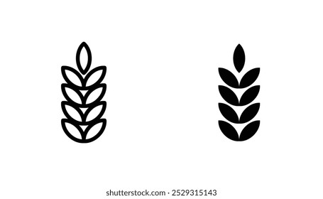 Wheat icon concept. Stock vector