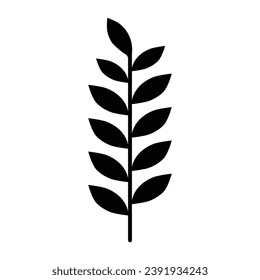 Wheat icon design, illustration design