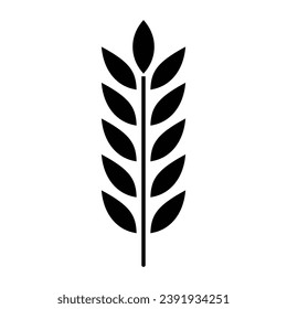 Wheat icon design, illustration design