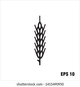 wheat icon design logo template