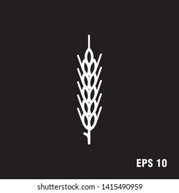 wheat icon design logo template